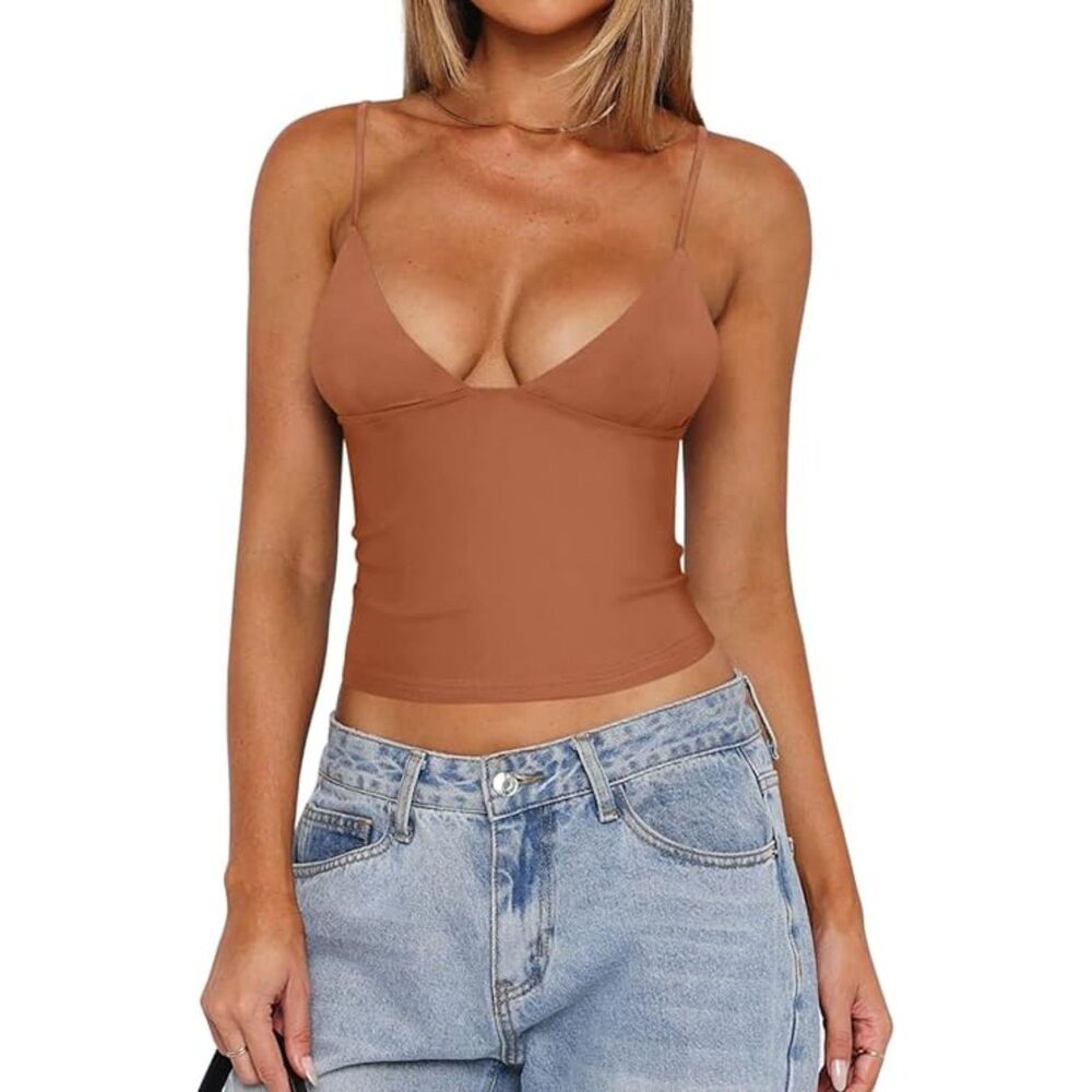 Women's Cami V-Neck, Topaz, Small